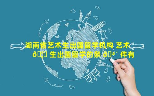 湖南省艺术生出国留学机构 艺术 🦁 生出国留学的条 🪴 件有哪些